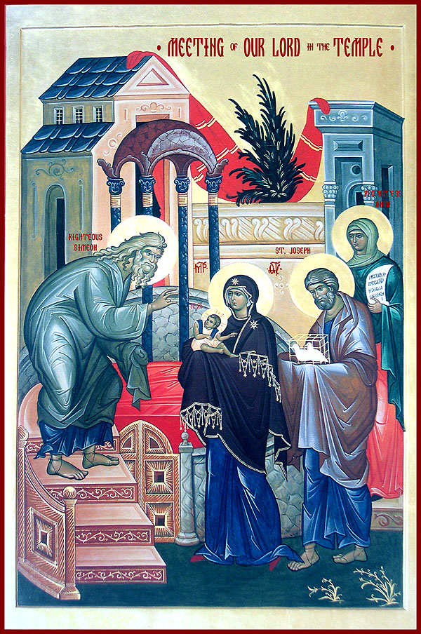 The Feast of the Meeting of our Lord and Savior Jesus Christ in the Temple